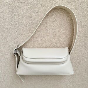OSOI Leather Folder Brot Bag in Cream